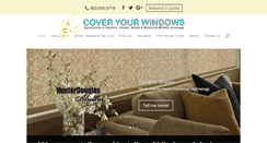 Desktop Screenshot of coveryourwindows.net