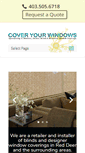 Mobile Screenshot of coveryourwindows.net